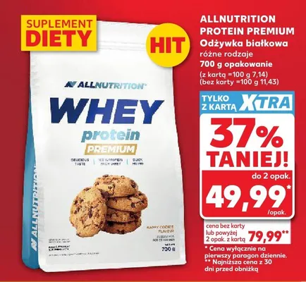Odżywka białkowa Allnutrition Protein Premium Whey promocja w Kaufland