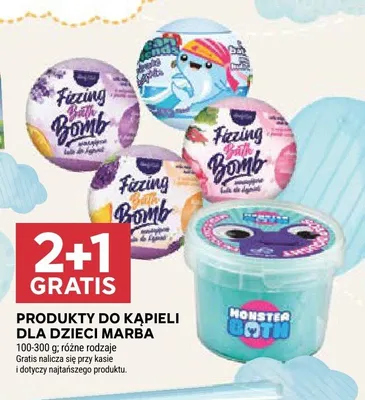 Kula do kąpieli Marba Fizzing Bath Bomb pomarańczowa promocja w Stokrotka