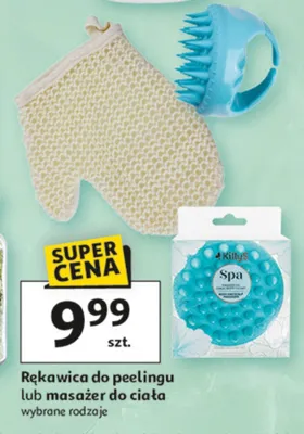 Rękawica do peelingu lub masażer do ciała promocja w Auchan