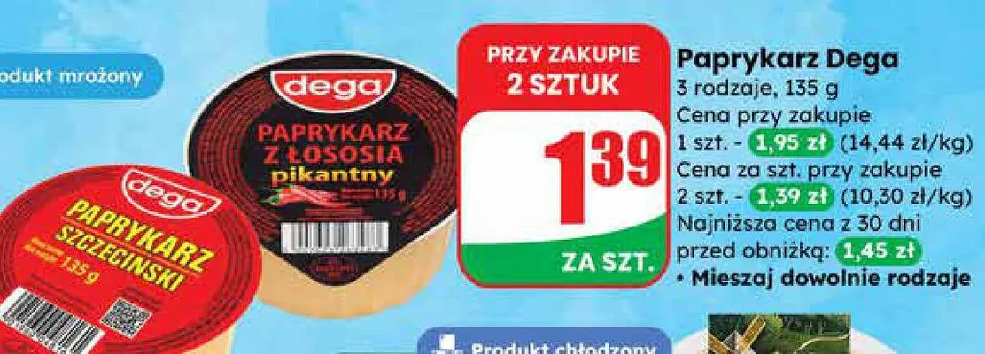 Paprykarz z łososia pikantny promocja w Dino
