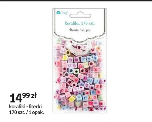 Koraliki literki d-Craft promocja w Empik