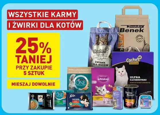 Karma dla kotów Purina One promocja w Aldi