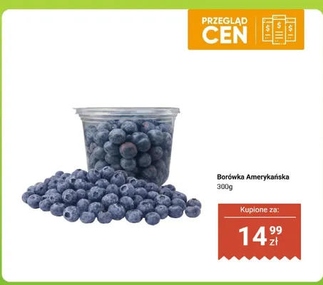 Borówka amerykańska 300 g promocja w Dino