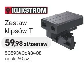 Zestaw klipsów T promocja w Castorama