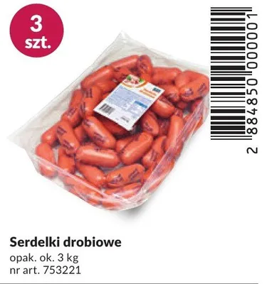 Serdelki drobiowe promocja w Makro
