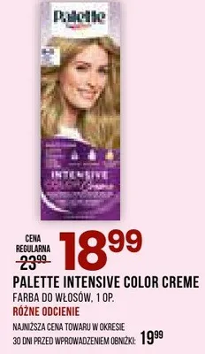 Farba do włosów Palette Intensive Color Creme różne odcienie promocja w Drogerie Natura