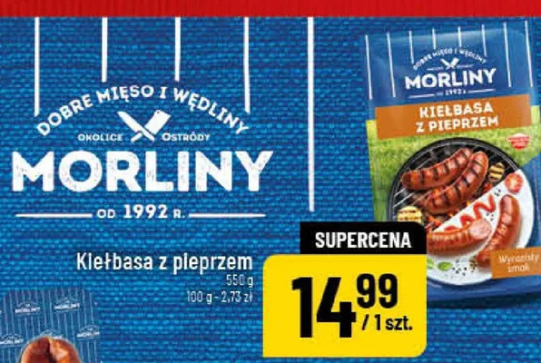 Kiełbasa z pieprzem Morliny promocja w POLOmarket