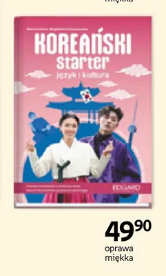 Książka Koreański starter język i kultura Edgard promocja w Empik