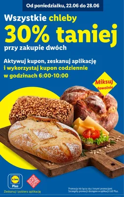 Chleby promocja w Lidl