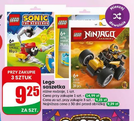Klocki LEGO saszetka promocja w Dino