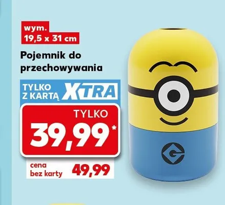 Pojemnik do przechowywania Minionki 19,5x31 cm promocja w Kaufland
