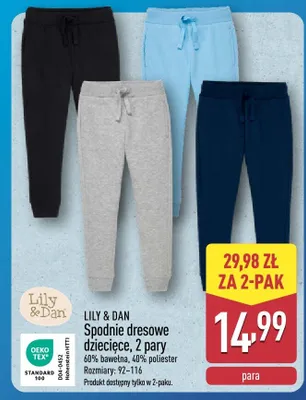 Spodnie promocja w Aldi