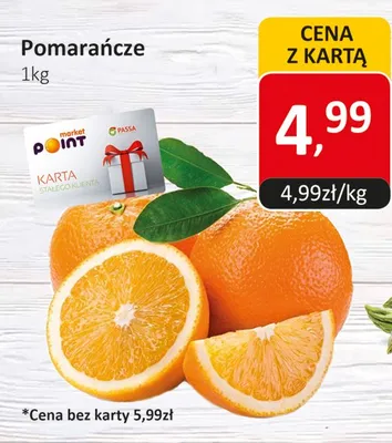 Pomarańcze promocja w Market Point