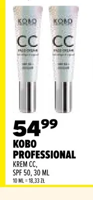 Krem CC SPF 50 Kobo Professional promocja w Drogerie Natura
