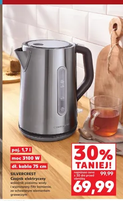 Czajnik elektryczny Silvercrest promocja w Kaufland