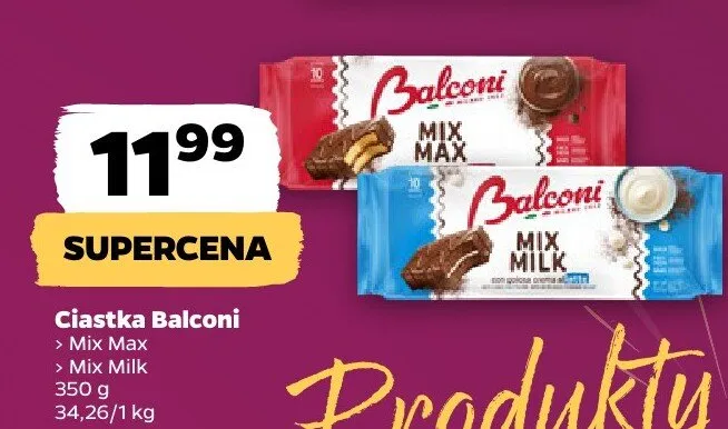 Ciastka Mix Max promocja w Netto