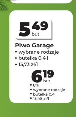 Piwo Garage promocja w Odido