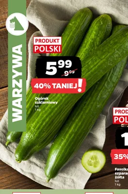 Ogórek szklarniowy polski promocja w Netto