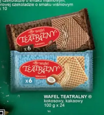 Wafel Teatralny kakaowy 24-pak Kopernik promocja w Makro