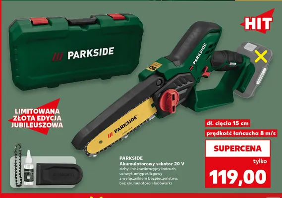 Akumulatorowy sekator Parkside promocja w Kaufland