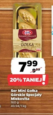 Ser Mini Gołka Górskie Specjały Mlekovita promocja w Netto