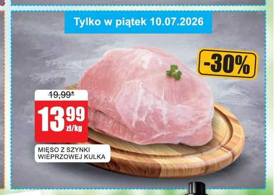 Mięso z szynki wieprzowej kulka promocja w Bingo