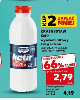 Kefir wysokobiałkowy Krasnystaw promocja w Kaufland