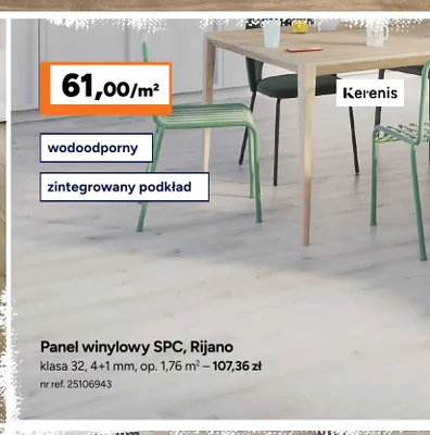 Panel winylowy Spc Rijano Kerenis promocja w Bricoman