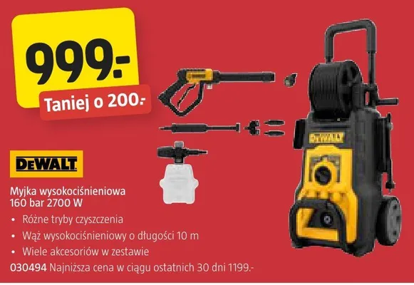 Myjka wysokociśnieniowa 160 bar 2700 W promocja w Jula