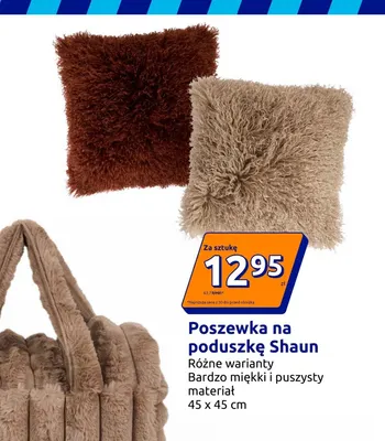 Poszewka na poduszkę Shaun 45x45 cm promocja w Action