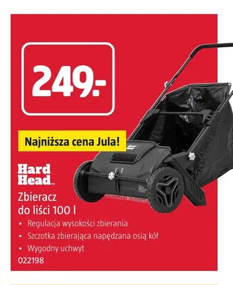 Zbieracz do liści 100 l Hard Head promocja w Jula