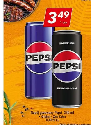 Napój gazowany Pepsi Zero Cukru promocja w LEWIATAN