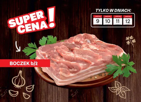 Boczek b/z promocja w Chorten