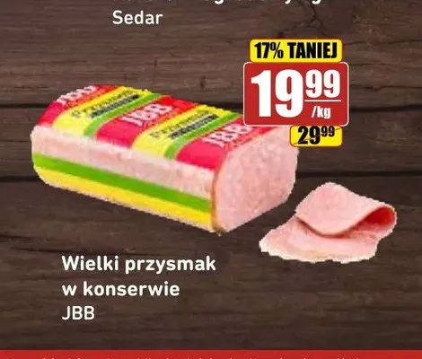 Wielki przysmak w konserwie JBB Bałdyga promocja w API Market