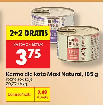 Karma dla kota, różne rodzaje 2+2 GRATIS promocja w Biedronka