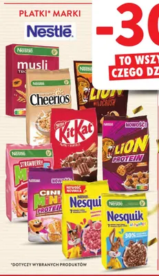 Płatki śniadaniowe Cheerios owsiany Nestlé promocja w Intermarche