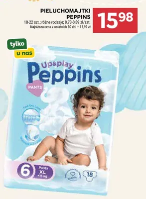 Pieluchomajtki Peppins Up&Play Pants XL promocja w Stokrotka