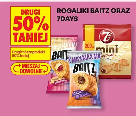Rogaliki Baitz oraz 7days DRUGI -50% promocja w Biedronka