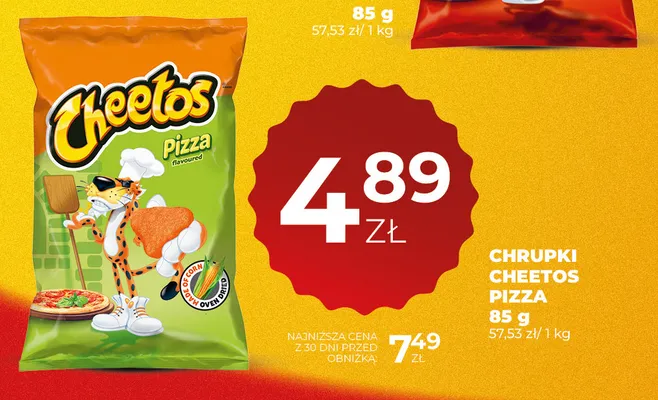 Chrupki Cheetos Pizza promocja w Duży Ben