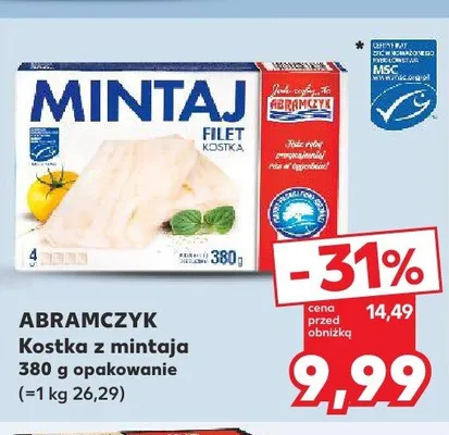Kostka z mintaja Abramczyk promocja w Kaufland