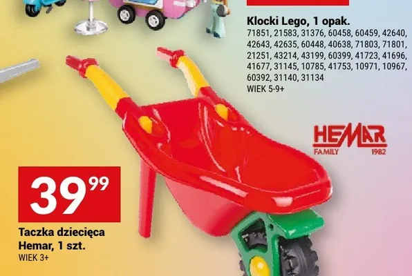 Taczka dziecięca Hemar promocja w Twój Market