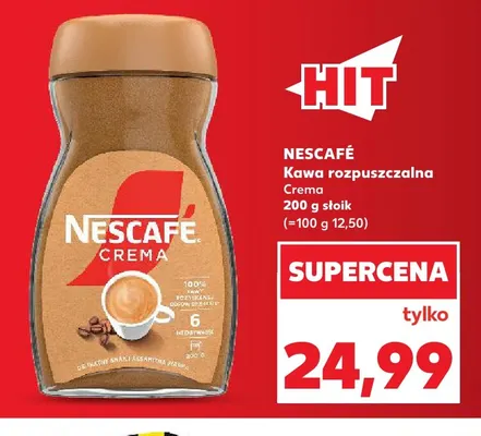 Kawa rozpuszczalna Crema Nescafé promocja w Kaufland