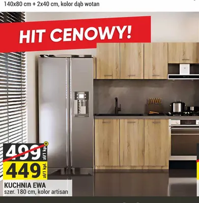 Kuchnia Ewa szer. 180cm kolor artisan promocja w Merkury Market