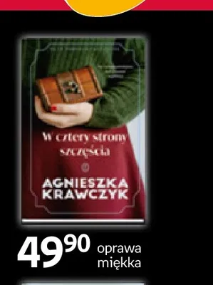 Książka W cztery strony szczęścia Agnieszka Krawczyk oprawa miękka promocja w Empik
