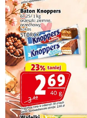 Baton Knoppers kokos promocja w Prim Market