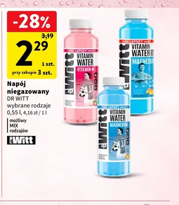 Napój niegazowany Dr Witt promocja w Intermarche