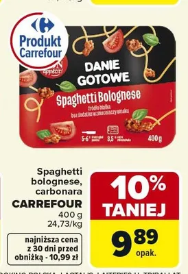 Spaghetti Carrefour promocja w Carrefour Market