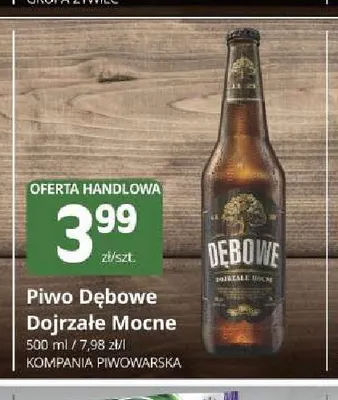 Piwo Dębowe Dojrzałe Mocne promocja w Marketvita