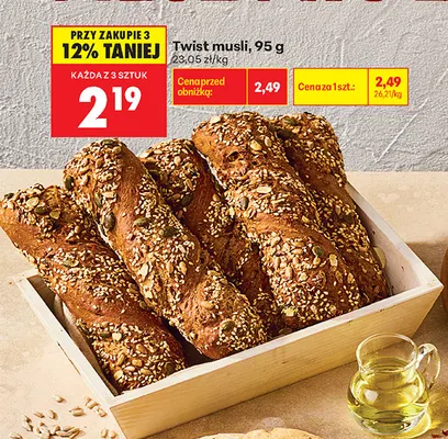 Twist musli promocja w Biedronka