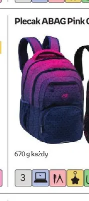 Plecak ABAG Pink Ombre promocja w Empik